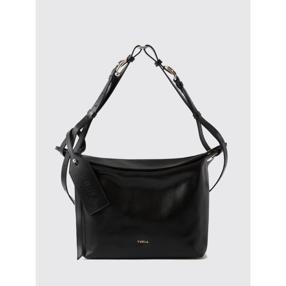 Furla Women Furla Ginevra Smooth Leather Shoulder Bag With Logo Charm